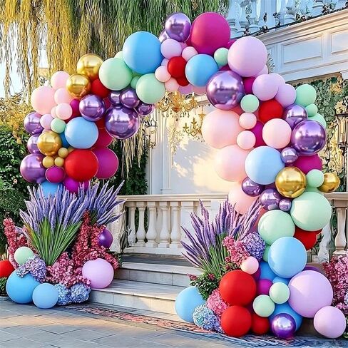 Black Gold Silver Balloon Garland Black Agate Foil Explosion Star Balloons Arch Kit for Birthday New Year Christmas Wedding Bachelorette Retirement Anniversary Graduation Party Decorations in Saudi Arabia