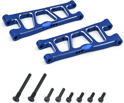 مجموعة توجيه ذراع المفصل الأمامي والخلفي من الألومنيوم من Hobby لشاحنة ARRMA Mini Kraton 3S Speed ​​Truck-ARA2508 - أرجواني (مجموعة ذراع زرقاء) in Kuwait