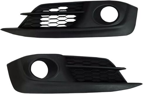 Civic Front Bumper Cover Grille Kit Compatible with 2016 2017 2018 Ho-nda Civic LX/EX/DX USA Built With Fog Lights Without Sensor Holes in Saudi Arabia
