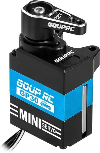 GOUPRC GP30 Mini High Torque Servo for SCX30 Axial 1/30 RC Crawler Upgrades with 28T Aluminum Servo Horn in Kuwait