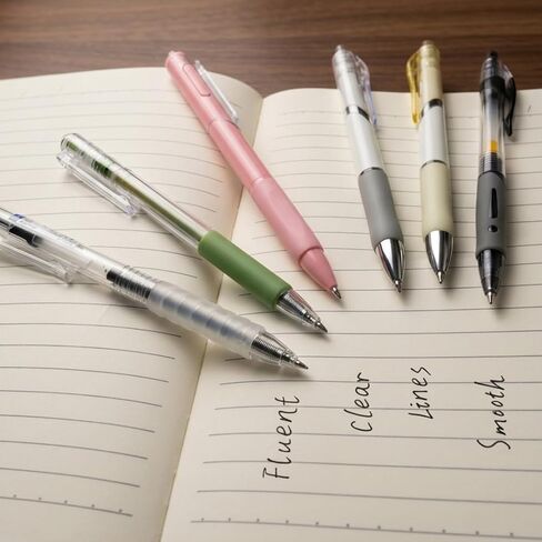 100 Pack Bulk Retractable Black Gel Ink Pens - Assorted Styles & Colors Mixed Wholesale Lot - Smooth Writing Click Pens for Office, School, and Home Supplies in Saudi Arabia