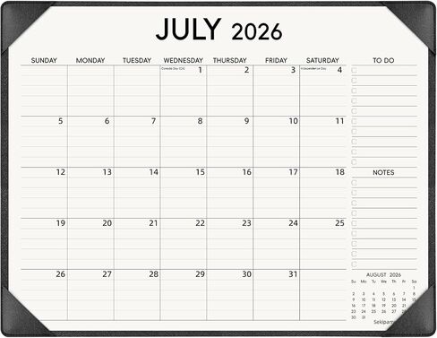 Desk Calendar 2026-2027 with Desk Mat – July 2026 to December 2027, 22"x17" Large Desk Pad Calendar, Monthly Big Desktop Calendar for Home Office School (Apricot) in Saudi Arabia