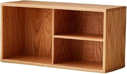 Bookcase Desk Multipurpose Bookshelf Organiser Wooden Tabletop Storage File Rack Modern in Saudi Arabia