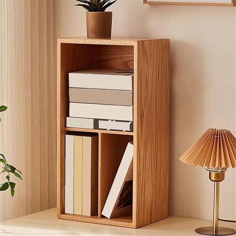 Bookcase Desk Multipurpose Bookshelf Organiser Wooden Tabletop Storage File Rack Modern in Saudi Arabia