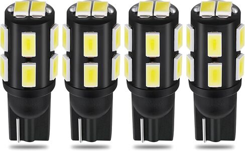 194 LED Light T10 168 2825 W5W LED Bulb Super Bright 12SMD 5630 Chipset LED Replacement Bulb for Car Interior Dome Map Door Courtesy Number Plate Lights White 12V (Pack of 4) in Saudi Arabia
