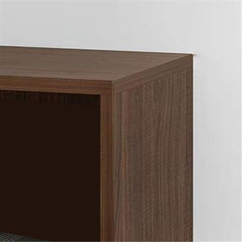 Bookcase Small Tabletop Artificial Board Bookshelf Square with Door Storage Rack for Office Study Modern in Saudi Arabia