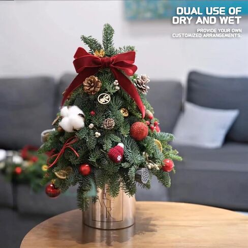 2 Pcs Floral Foam Tree Cones, Large Size 15.75 x 4.73 Inches Green Dry & Wet Flower Foam for Christmas DIY Crafts, Florist Foam for Xmas, Wedding, Birthdays, Party Decor in Saudi Arabia
