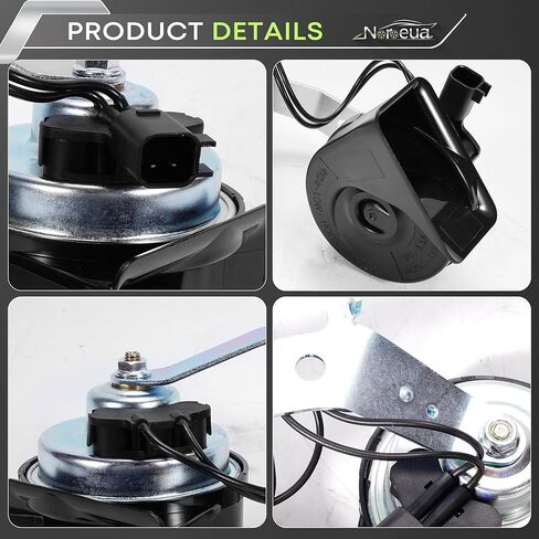 Horn Assembly Compatible with Ford F-150,Taurus,Expedition High & Low Pitch Horn Easy to Install Replace 4L3Z-13832-A in Kuwait