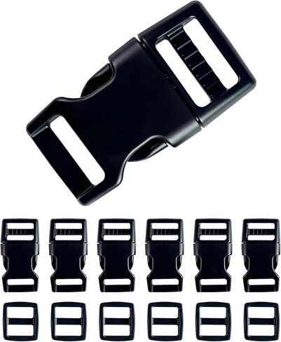 Plastic Side Release Buckles for Webbing Straps,Adjustable Replacement Buckles for Backpack,Dog Collar,Luggage in Saudi Arabia