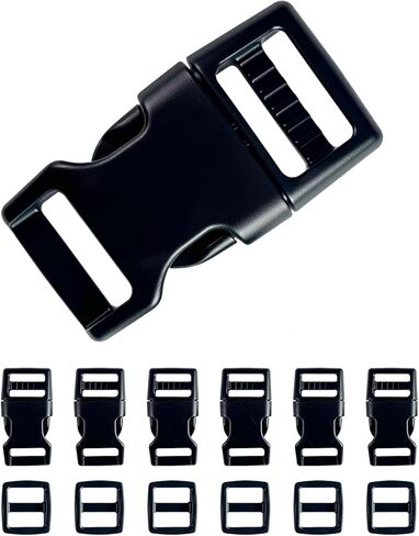 Plastic Side Release Buckles for Webbing Straps,Adjustable Replacement Buckles for Backpack,Dog Collar,Luggage in Saudi Arabia