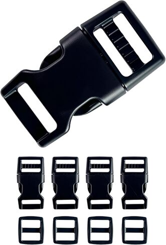 Plastic Side Release Buckles for Webbing Straps,Adjustable Replacement Buckles for Backpack,Dog Collar,Luggage in Saudi Arabia