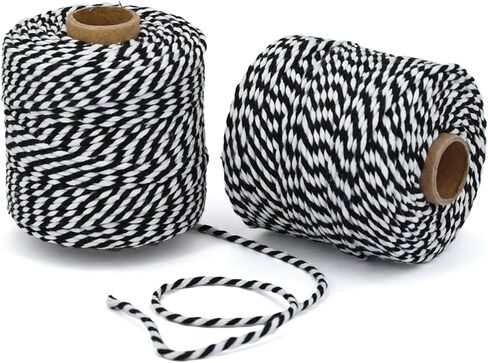 Cotton Twine String,2mm Thick, 164 Feet per Roll, 2 Pack, for Crafts Gift Wrapping Baking Holiday Decor,Red Blue and White in Saudi Arabia
