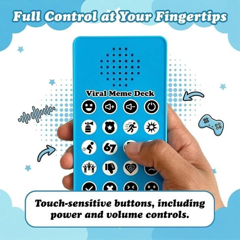 Sound Effects Machine 67 Meme Gifts Funny Gag Buzzers for Trivia Games Show Party Button Board Night Prank Cricket Fart Noise Maker in Saudi Arabia