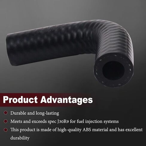 53004014 Fuel Hose for Fuel Filter Inlet Compatible with Jeep Wrangler YJ 2.5L 4.0L 1987 1988 1989 1990 1991 1992 1993 1994 1995 in Saudi Arabia