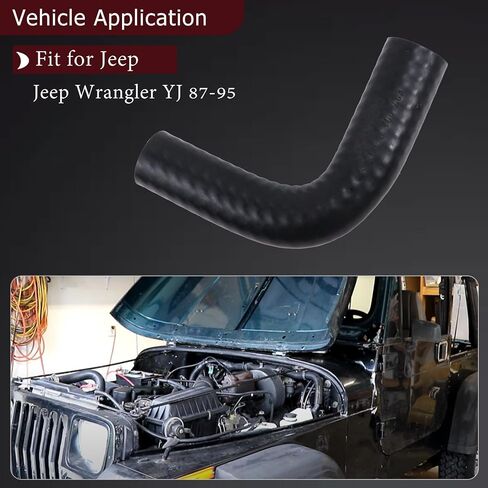 53004014 Fuel Hose for Fuel Filter Inlet Compatible with Jeep Wrangler YJ 2.5L 4.0L 1987 1988 1989 1990 1991 1992 1993 1994 1995 in Saudi Arabia