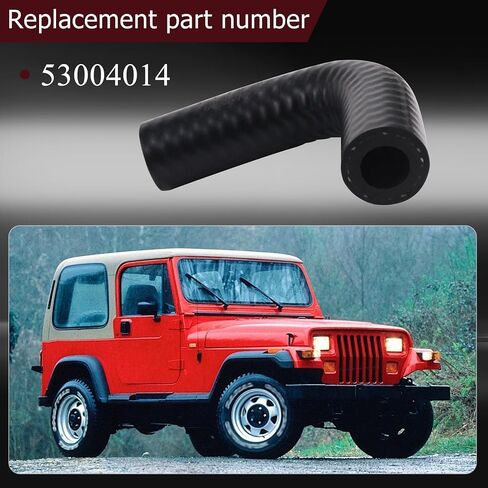 53004014 Fuel Hose for Fuel Filter Inlet Compatible with Jeep Wrangler YJ 2.5L 4.0L 1987 1988 1989 1990 1991 1992 1993 1994 1995 in Saudi Arabia