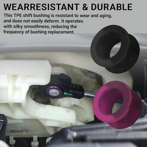 2PCS Shift Cable Bushing Repair Kit with Clips Shifter Cable Bushing, Transmission Shift Linkage Bush Repair Tool Kit Replacement for Saturn Toyota Jeep Chevrolet Pontiac OEM# 33835-08010 in Saudi Arabia