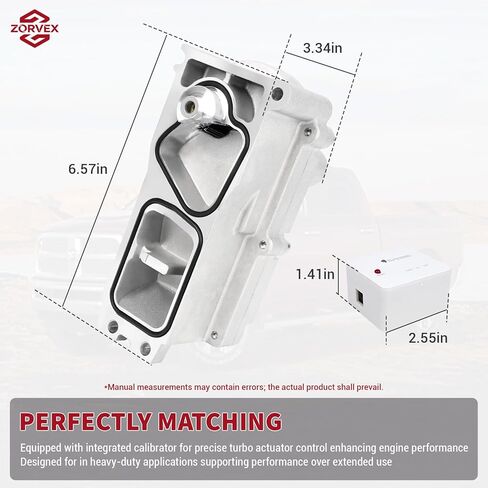Turbo Actuator with Calibrator Compatible with Dodge Ram 2500 3500 4500 5500 6.7L Cummins 2019-2024, 68444771AA VGT Turbocharger Actuator Replacement for 5456365 5498271RX P5640906 HE300VG in Saudi Arabia