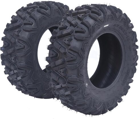 28X8-12 All-Terrain ATV Tires, Tubeless Off-Road and Mud/Trail Tires for ATVs and UTVs, Set of 2 in Saudi Arabia