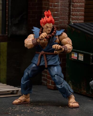 Jada Street Fighter II Akuma - ألعاب مجسمة بمقياس 1:12 - مفصلات وإكسسوارات ممتازة - عرض لهواة التجميع أو لعب الأطفال - للأعمار من 13 عامًا فما فوق in Kuwait