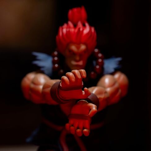 Jada Street Fighter II Akuma - ألعاب مجسمة بمقياس 1:12 - مفصلات وإكسسوارات ممتازة - عرض لهواة التجميع أو لعب الأطفال - للأعمار من 13 عامًا فما فوق in Kuwait