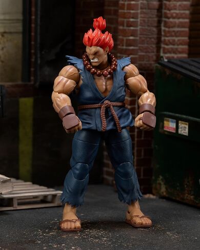Jada Street Fighter II Akuma - ألعاب مجسمة بمقياس 1:12 - مفصلات وإكسسوارات ممتازة - عرض لهواة التجميع أو لعب الأطفال - للأعمار من 13 عامًا فما فوق in Kuwait