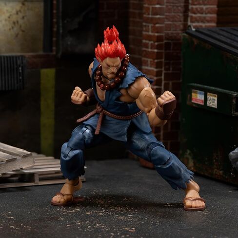 Jada Street Fighter II Akuma - ألعاب مجسمة بمقياس 1:12 - مفصلات وإكسسوارات ممتازة - عرض لهواة التجميع أو لعب الأطفال - للأعمار من 13 عامًا فما فوق in Kuwait