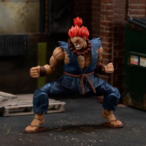 Jada Street Fighter II Akuma - ألعاب مجسمة بمقياس 1:12 - مفصلات وإكسسوارات ممتازة - عرض لهواة التجميع أو لعب الأطفال - للأعمار من 13 عامًا فما فوق in Kuwait