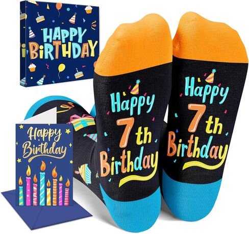 أفكار جوارب عيد الميلاد الحادي عشر من HAPPYPOP - جوارب للأطفال بعمر 11 عامًا في صندوق هدايا عيد الميلاد، هدايا للأولاد والبنات بعمر 11 عامًا مع بطاقة تهنئة in Saudi Arabia