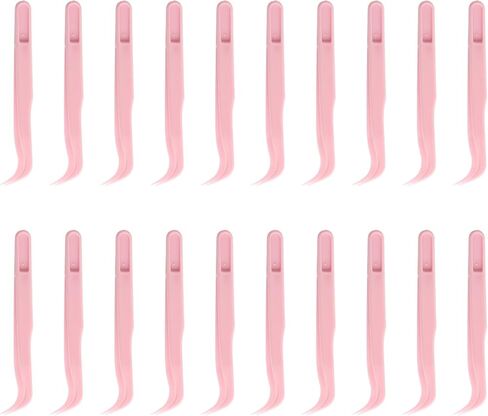 Craft Tweezers Plastic Tweezers Long 4.5 Inch Bent Tip for Crafting Small Jewelry Making Tools Bead Craft DIY in Saudi Arabia