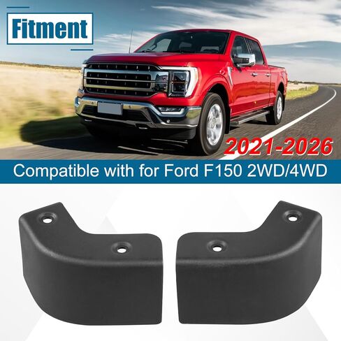 Stone Rock Guard Trim Moulding,Mud Flap Delete Compatible with for Ford F150 2021-2026 Mud Splash Shield Guards Mudflaps Delete Accessories Replacement for ML3Z-99292A22-CA ML3Z-99292A23-CA in Saudi Arabia