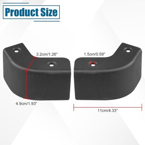 Stone Rock Guard Trim Moulding,Mud Flap Delete Compatible with for Ford F150 2021-2026 Mud Splash Shield Guards Mudflaps Delete Accessories Replacement for ML3Z-99292A22-CA ML3Z-99292A23-CA in Saudi Arabia