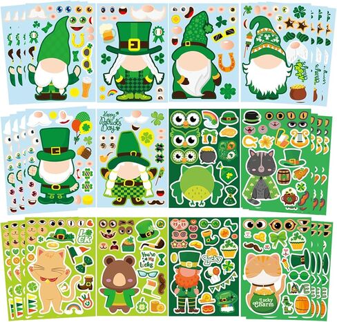 24 Sheets Make Your Own Birthday Cake Stickers, Make-a-Cake Sticker for Kids, Happy Birthday Sticker Classroom Teacher Reward Stickers, Birthday Gift for Kids in Saudi Arabia