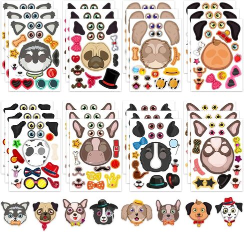 24 Sheets Make Your Own Birthday Cake Stickers, Make-a-Cake Sticker for Kids, Happy Birthday Sticker Classroom Teacher Reward Stickers, Birthday Gift for Kids in Saudi Arabia