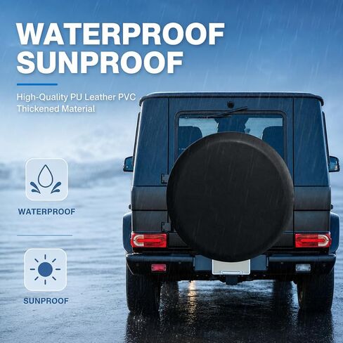Spare Tire Cover for ST235/80R16, Fits 30–31 inch Tire, Trailer RV SUV Truck, Sun Rain Dust Protection Wheel Cover, Universal Tire Protector in Saudi Arabia