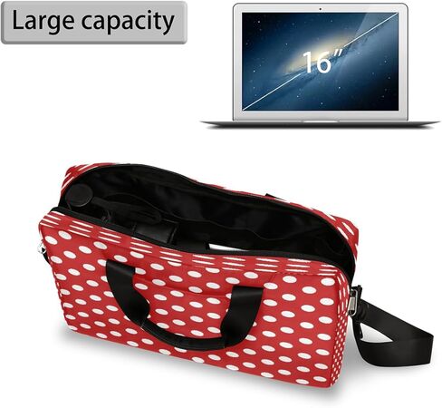 16 Inch Laptop Bag Pink Flowers Watercolor for Women Men Waterproof Computer Carrying Case Handbag Shoulder Briefcase in Saudi Arabia