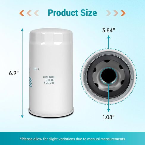 HHTA0-37710 Hydraulic Filter, Compatible with Ku bota B L M MX Series Compact Tractor B20 B21 L2900 L3130 M100XDC MX5100DT MX5000SU, Replace BT8488 33960-82630 2 Pack in Saudi Arabia