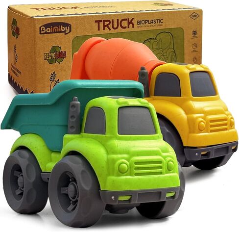 Toddler Toy Cars for 1-3, Toy for Boys 2-4, Toddlers Toy Trucks Dump Truck,BPA Free Outdoor Car Toys for Baby, Birthday Xmas Gifts for 3 4 Year Boy Girl in Saudi Arabia