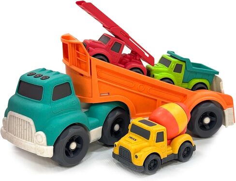 Toddler Toy Cars for 1-3, Toy for Boys 2-4, Toddlers Toy Trucks Dump Truck,BPA Free Outdoor Car Toys for Baby, Birthday Xmas Gifts for 3 4 Year Boy Girl in Saudi Arabia