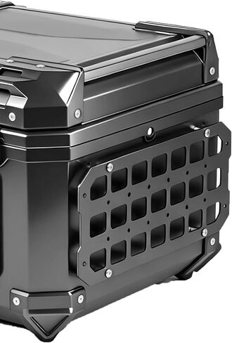 Rigid MOLLE Panel for Motorcycle Top Case, Aluminum Tail Box Side Tactical Gear Rack Truck Mount Panels Equipment Accessories Compatible with Vehicles Car Organizer Pouch Tool Bag(2pcs) in Saudi Arabia