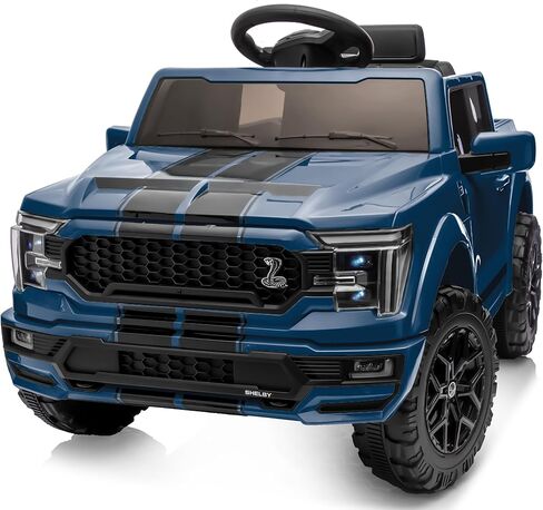 شاحنة سيارة فورد شيلبي F-150 للأطفال مرخصة من هيكيدو، سيارة كهربائية للأطفال الصغار 12 فولت للأطفال من سن 3 إلى 6 سنوات مع جهاز تحكم عن بعد - أحمر in Kuwait