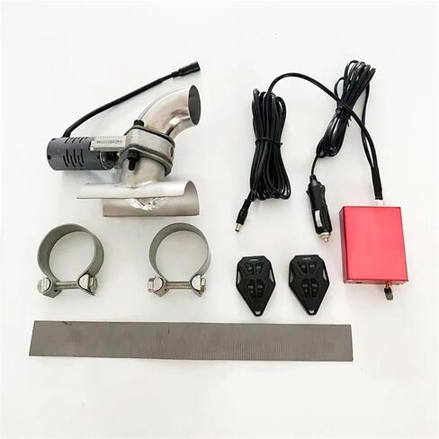Car Exhaust Sound Valve Change Clamp Pipe Without Welding Sounds Adjustable Modification Kit(54mm) in Saudi Arabia