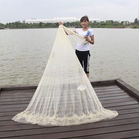 Fishing Net Diameter 6/7/8m Nylon Multifilament Heavy Casting Net Fish Gill Net for Hand Throw Fish Net Fly Fishing Tool in Saudi Arabia