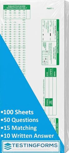 TEST-883E 883 E Scantron Compatible Testing Forms (500 Sheet Pack) in Saudi Arabia