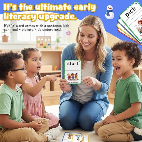 Sight Words Flash Cards Kindergarten, Flash Cards for Kids Ages 4-8, 250 Dolch Sight Word Writing Reading Spelling Games for Kindergarten Reading Books and Homeschool in Saudi Arabia