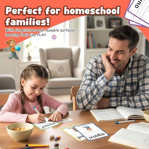 Sight Words Flash Cards Kindergarten, Flash Cards for Kids Ages 4-8, 250 Dolch Sight Word Writing Reading Spelling Games for Kindergarten Reading Books and Homeschool in Saudi Arabia
