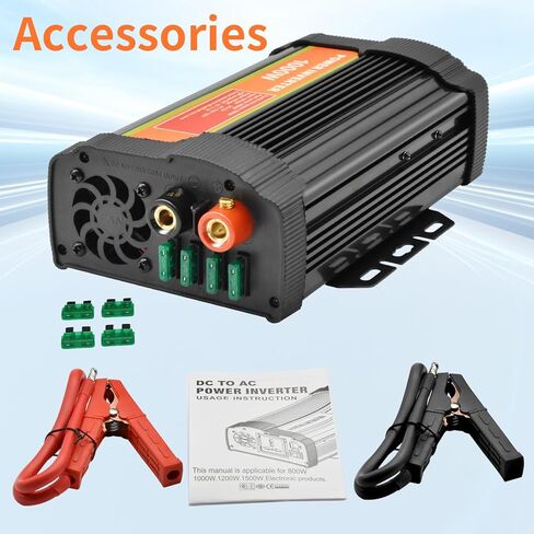 1000 Watt Power Inverter dc to ac 12V to 110V Converter Charger for car RV (1000W) in Saudi Arabia