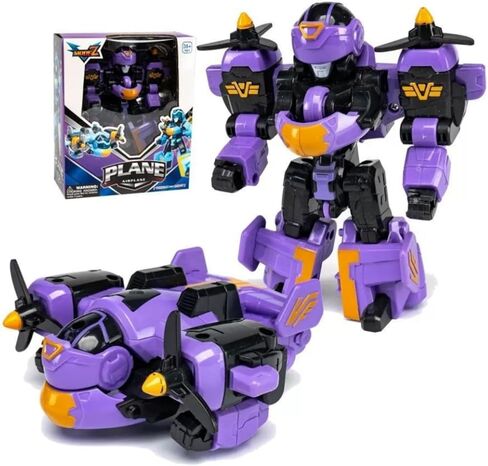 Transformable Robot Toys Transforming Airplane to Robot, 5 Year Old Boy Birthday Gift, STEM Toys for Ages 5-7, Preschool Construction Building Toys for Kids, Toy for 3 4 5 6 7 8 Year Old Boy in Saudi Arabia