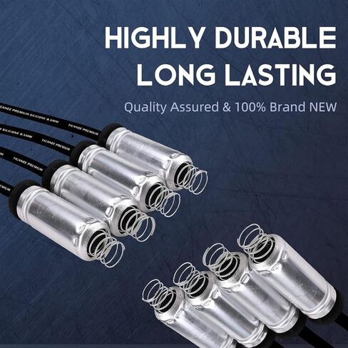 9748HH Spark Plug Wire Set with Heat Shield, 8.5mm Ignition Spark Plug Wires Compatible with Silverado Sierra Tahoe Yukon in Saudi Arabia
