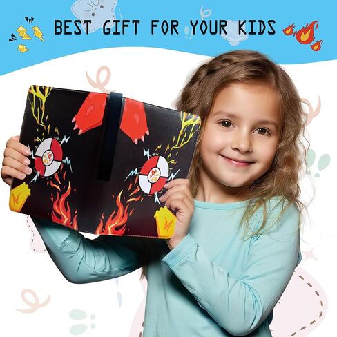 Card Binder 9 Pocket,Trading Card Binder 900 Pockets,Card Collection Albums Holder,50 Removable Sleeves,Double Sided Pocket,with Zip and Portable Strap,for TCG Game Sport Collectible Cards in Saudi Arabia